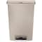 Rubbermaid Commercial Slim Jim Resin Step-On Container, Front Step Style, 24 gal, Beige 1883552 - alternate 3