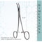 A2Z Scilab Hemostat Kelly 5.5 Inch Curved Half Serrated Jaws A2Z-ZR1099 - alternate 6