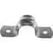Halex Two Hole Strap, Conduit Use, 1-1/2 in, Steel, Galvanized 26125 - alternate 1