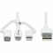 Eaton EATON Universal USB-A To Lightning USB Micro-b And USB-C Sync/charge Cable M101AB-004-LMCW - alternate 1