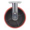 Vestil Polyurethane Rigid Caster 8 In. Diameter x 2 In. Width 1474 Lb. Capacity Red/Black CST-VE-8X2PU-R - alternate 3