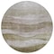 Homeroots 8' Taupe And Beige Round Abstract Washable Indoor Outdoor Area Rug 605003 - alternate 4