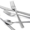 Megachef Cravat 20 Piece Flatware Utensil Set, Stainless Steel Service for 4 in Silver MCFW-CRAVAT-SILVER - alternate 4