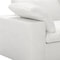 Homeroots 120" White Linen Blend Modular Sofa And Storage 714566 - alternate 3