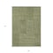 Homeroots 9' X 12' Olive Green And Beige Geometric Washable Indoor Outdoor Area Rug 596960 - alternate 4