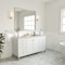 James Martin Vanities Chicago 60" Single Vanity, Glossy White, w/ 3 CM Siberian Silestone Top 503-V60S-GW-3SFR - alternate 5