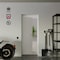 Sartodoors Firerated 20 Min Interior Door, 1222 Primed White, Single Flush Panel Wood Frame Handle 28 x 84 Le FIRERATED1222ID-PRI-2884-LH-I - alternate 4