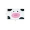 Homeroots 32" White Black And Pink Cotton Cow Youthful Bath Rug 634894 - alternate 4