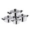 Korkmaz Nora 8 Piece Stainless Steel Casserole Cookware Set A2988 - alternate 1