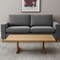 Homeroots 55" Natural Solid Wood Double Pedestal Coffee Table 596406 - alternate 1