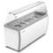 Koolmore 70 in. 12 Tub Ice Cream Dipping Cabinet Display Freezer with Sliding Glass Door and Sneeze Guard KM-ICD-71SD-FG - alternate 5