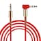 Sanoxy 3.5mm Male to M Aux Cable Cord L-Shaped Right Angle Car Audio Headphone Jack (Red) SNX-CABLE140 - alternate 1