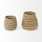 Homeroots Set of Two Brown Wicker Basket, 2PK 392156 - alternate 2