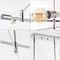 Jonathan Y Ikon 63" 8-Light Modern Vintage Arm-Adjustable Iron Linear LED Pendant, Chrome JYL7599A - alternate 5