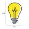 Creative Teaching Press Core Decor, Doodle Lightbulb, 6'', Designer Cut-Outs, 36-Piece Set, 3PK 10591 - alternate 4