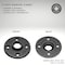 Ironwerks Designs 1/2" Black Malleable Iron Premium Floor Flange, 10 PK IW-FLNG-1/2-10 - alternate 4