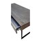 Homeroots 58" Gray And Black Mango Solid Wood Writing Desk With Three Drawers 489186 - alternate 4