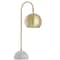 Jonathan Y Stephen 23.5" Metal/Marble LED Table Lamp, Brass Gold/White JYL6000A - alternate 4