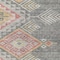 Homeroots 5' X 8' Gray And Terra Cotta Southwestern Washable Indoor Outdoor Area Rug 603546 - alternate 3