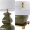 Jonathan Y Vienna 25.5 in. Transitional Ceramic and Metal Gourd LED Table Lamp, Olive Green/Brass Gold JYL3049C - alternate 4