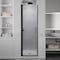 Anzzi 24 in. x 72 in. Semi-Frameless Shower Door w/ Hinged in Matte Black w/ Tsunami Guard Clear Glass SD-AZ051-01MB - alternate 1