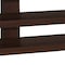 Homeroots 42in Dark Brown Open Shelving TV Stand 355704 - alternate 3