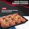 Bakken- Swiss BAKKEN Kitchen Nonstick Cookie Pans, Set of 3, S/M/L, PFOA-Free, Oven Safe, 450 DegF, Gray BKDD3P33 - alternate 2