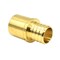 Thrifco Plumbing 3/4" x 3/4" Brass Male Sweat Adapter F1807 x Sweat Lead Free - (PEX B) 7910041 - alternate 5