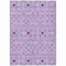Homeroots 9' X 12' Lavender Ivory And Blue Geometric Washable Indoor Outdoor Area Rug 612200 - alternate 5