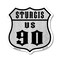 Signmission Sturgis Us 90, 12 Inch X 12 Inch, Aluminum Metal Sign SHI-A-12-481 - alternate 1