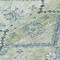 Homeroots 8' Artichoke Green Denim Blue And Silver Round Floral Washable Indoor Outdoor Area Rug 588854 - alternate 4