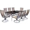 Hanover Monaco 9-Piece Dining Set MONDN9PCSWG - alternate 1