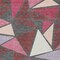 Homeroots 10' X 14' Burgundy Pink And Charcoal Geometric Washable Indoor Outdoor Area Rug 600359 - alternate 4