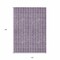 Homeroots 10' X 14' Purple And Ivory Striped Washable Indoor Outdoor Area Rug 595894 - alternate 4