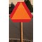 Performance Tool Reflective Triangle, 14 in. x 12 in. Orange Red W1496 - alternate 2