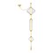 Corbett Lighting Fiorello 3 Light Pendant in Vintage Polished Brass Finish 545-13-VPB - alternate 1