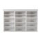 Homeroots 71in White Solid Wood Frame Dining Hutch With Multiple Shelves And Three Drawers 397128 - alternate 4
