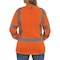Ergodyne S Orange Class 3 Hi-Vis Long Sleeve Shirt Womens 8374 - alternate 2