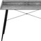 Homeroots 47" Gray and Black Wood and Metal Parsons Computer Desk 489842 - alternate 5