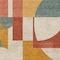 Homeroots 9' X 12' Coral Gold And Ivory Geometric Washable Indoor Outdoor Area Rug 617906 - alternate 4