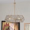 Vaxcel Euclid 3L Brass Mid-Century Modern Pendant Light Mercury Glass P0317 - alternate 6