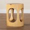 Bali & Pari Kaseko Hand-carved Suar Wood Side Table 259-14283-ZORO - alternate 5