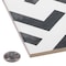 Andova Tiles Istanelle Janian Black & White 8-in. Encaustic Matte Porcelain Wall & Floor Tile, 19PK ANDIST1126 - alternate 3
