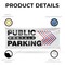 Signmission Public Monthly Parking Right, 18 Inch x 48 Inch, Vinyl Banner B-30820 - alternate 4