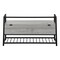 Homeroots 42in Gray And Black Bench With Flip top 489779 - alternate 5