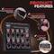 Pyle 8-Channel Bluetooth Mini Line Mixer with USB Audio Interface - 8 Mono/Stereo Switching Inputs PMAX8 - alternate 5