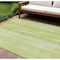 Homeroots 10' X 14' Artichoke Green And Ivory Botanical Leaves Washable Indoor Outdoor Area Rug 581959 - alternate 1