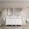 James Martin Vanities Brittany 72" Double Vanity in Bright White, w/ 3 CM Tajnar Eclos Top w/FreePower Wireless Charger 655-V72-BW-FTJR - alternate 3