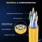 Maximm 3ft Cat6 10Gbps 550MHz UTP Ethernet Cable, 100PK, Yellow, 100PK CAT6CCA-3YL-100PK - alternate 3
