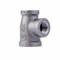 B & K 3/4 in. FIP each X 1/2 in. D FIP 1/2 in. D FIP Black Malleable Iron Reducing Tee 310RT-341212 - alternate 1